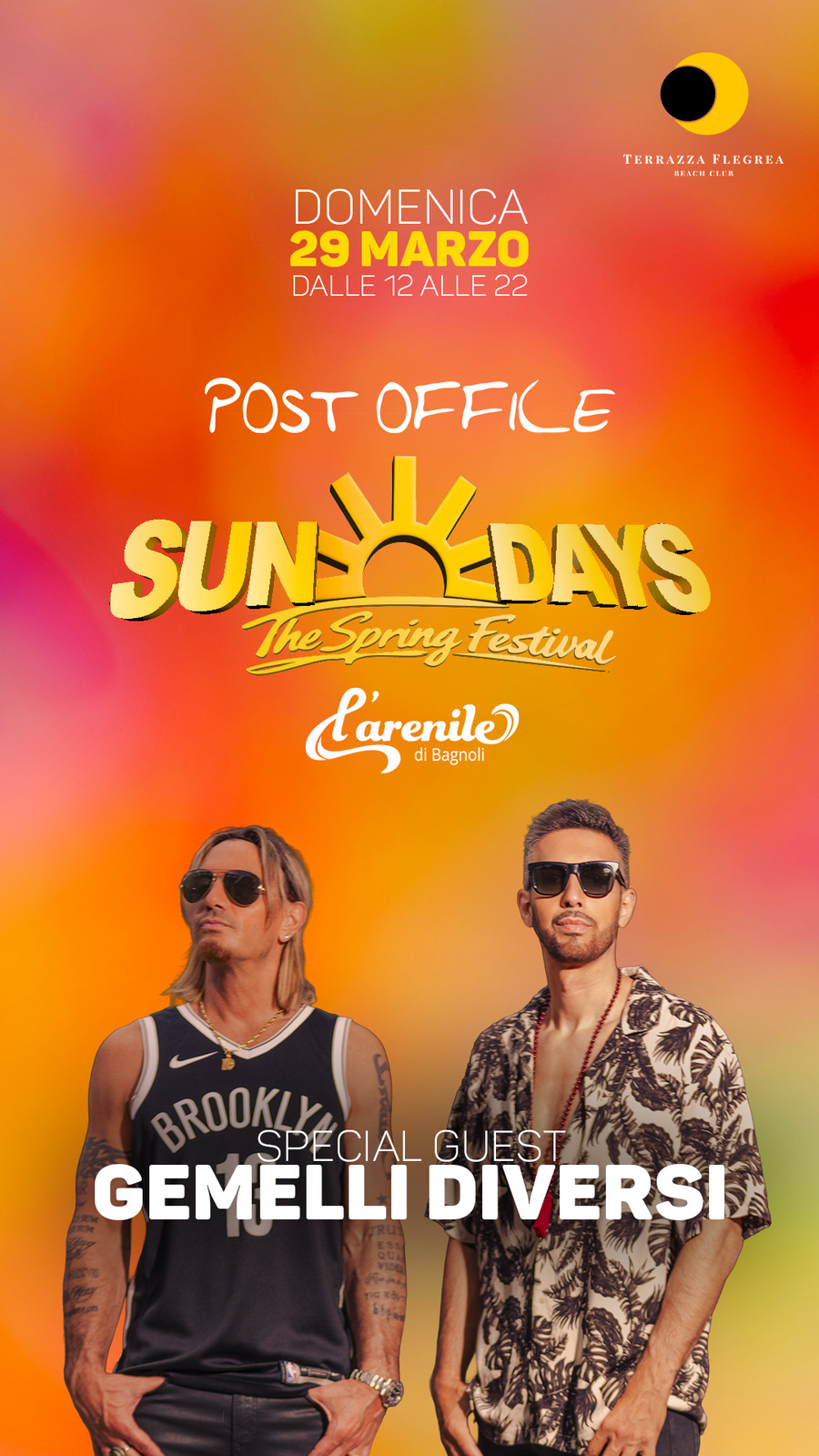 Post Office SUNDAYS // GEMELLI DIVERSI